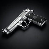 Silver M92 Beretta Airsoft Toy Gun – Realistic, Durable & Fun for Airsoft Enthusiasts with single shot mode