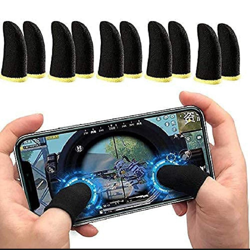 Black Velvet Thumb Sleeves for Mobile Gaming
