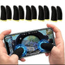 Black Velvet Thumb Sleeves for Mobile Gaming