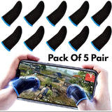 Black Velvet Thumb Sleeves for Mobile Gaming