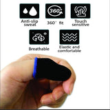 Black Velvet Thumb Sleeves for Mobile Gaming