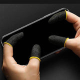 Black Velvet Thumb Sleeves for Mobile Gaming