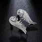 Phoenix Wing Earrings with Zircon Stones for Women