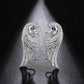 Phoenix Wing Earrings with Zircon Stones for Women