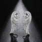 Phoenix Wing Earrings with Zircon Stones for Women