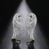 Phoenix Wing Earrings with Zircon Stones for Women
